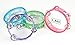 LMI Transparent Tambourine with Head Purple 15CM