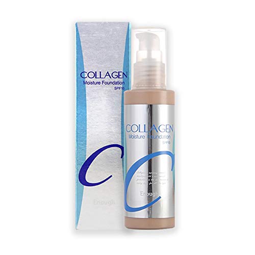 Enough Collagen, Moisture Foundation, SPF 15, 21, 3.38 fl oz (100 ml ...