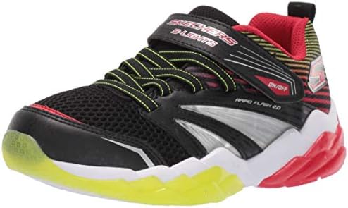 red and yellow trainers