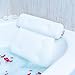 Large Bath Pillow Cushion with Non Slip Suction Cups - Perfect for Men, Women, Adults, Kids, or a Baby to Provide Seat and Body Support in Any Spa Bath Tub