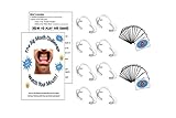Watch Your Mouth Game Set - Big Mouth Challenge - Party Game - Speak Out with 8 Dental Mouth Openers + 100 Phrase Cards in 2 Decks (Dirty deck and Family Friendly deck)