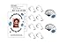 The Big Mouth Challenge - Watch Your Mouth Game Set - Party Game - Speak Out with 8 Dental Mouth Openers + 100 Phrase Cards in 2 Decks (Dirty deck and Family Friendly deck)