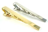 Gold and Silver Formal Tie Bar Set