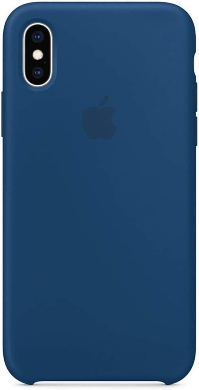Maycase Compatible for iPhone Xs MAX Case, Liquid Silicone Case Compatible with iPhone Xs MAX 6.5 inch (Blue Horizon)