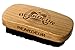 Beard Brush, Best Natural Wooden Hair Brush For Men, 100% Firm Black Wild Boar Bristle, Use with Balm & Beard Oil to Style & Groom, Premium Military Style Palm Brush for Beard Care, Barbers Tool
