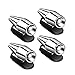 DUTISON 4 PCS Deer Whistle for Car Deer Warning Devices for Vehicles Motorcycles Save a Deer Whistles Car Safety Accessories- Chrome