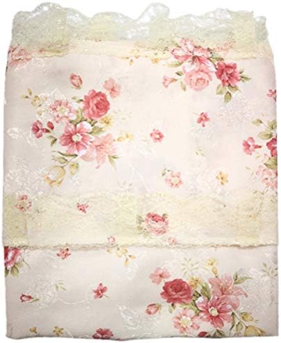 Flower Printing Fridge Dust Cover Multi-Purpose Refrigerator Top Cover Oil Resistance Dust Proof Cover with Side Storage Bag (Pink) - 50x125cm