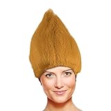 SecondSkin Troll Costume Wig - Yellow