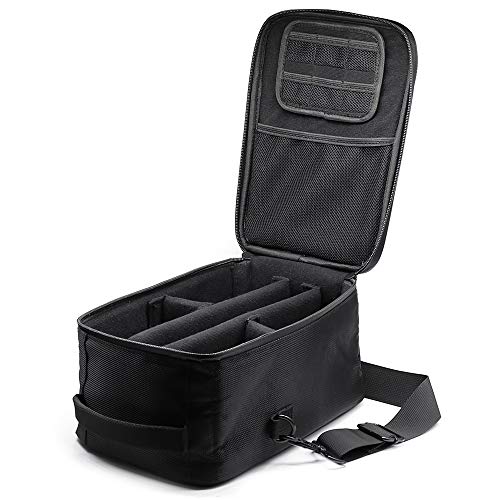 Sisma Travel and Storage Case for Nintendo Switch Console Dock Joy-Con Straps Pro Controller Cables Accessories -Black SVG180402SWB-B