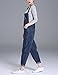 Yeokou Women's Casual Denim Cropped Harem Overalls Pant Jeans Jumpsuits