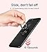 Finger Ring Stand Cell Phone Ring Holder- Graduation Birthday Gift Finger Loop Grip Mount with 360° Rotation and a 180° flip- for iPhone 6/6s Plus, iPhone 7/7 Plus/8/8Plus/X, Samsung Galaxy S8/S9