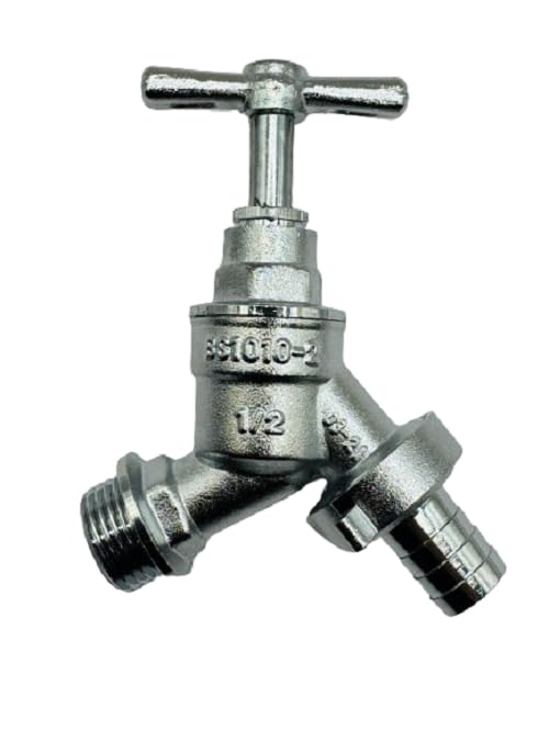 hep® Bringing your space to life 1/2" BSP Outdoor Garden Tap Bib Tap Chrome Plated WRAS Approved