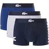 Lacoste mens Cotton Stretch Big Croc Print Trunks