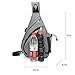 Cross Body Shoulder Backpack Bag - Packable Sling Chest Bag Rucksack (Gray)