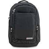 ECBC Backpack Computer Bag - Harpoon Daypack for Laptops, MacBooks &amp; Devices Up to 16.5" - Travel, School or Business Backpack for Men &amp; Women - Premium Quality, Lightweight Design - Black (B7101-10)