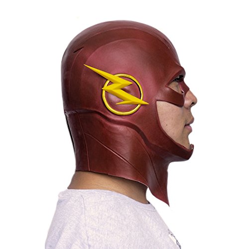 D&C Gadget The Flash Mask Rubber Latex Party Mask Head Costume Full
