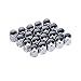 Orion Motor Tech 20-Piece M14x1.5 Lug Nuts Chrome with Hex Tuner, 1.4 inches Length with Cone Seat, Compatible with Chevy GMC Ford Jeep Cadillac Lincoln SAAB Saturn