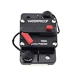 T Tocas 150 Amp Circuit Breaker with Manual Reset, 12V- 72VDC, Waterproof (150A)