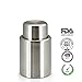 WASING SS-01 Stainless Steel Vacuum Wine Stopper - Pump Inside -FDA Approved,Super Easy to Keep Your Best Wine Fresh