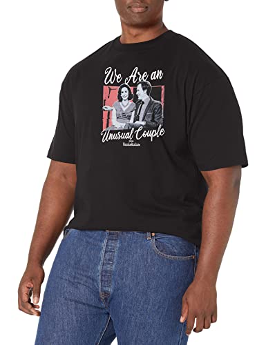 Marvel WandaVision Romantic Couple Men's Tops Short Sleeve Tee Shirt Black