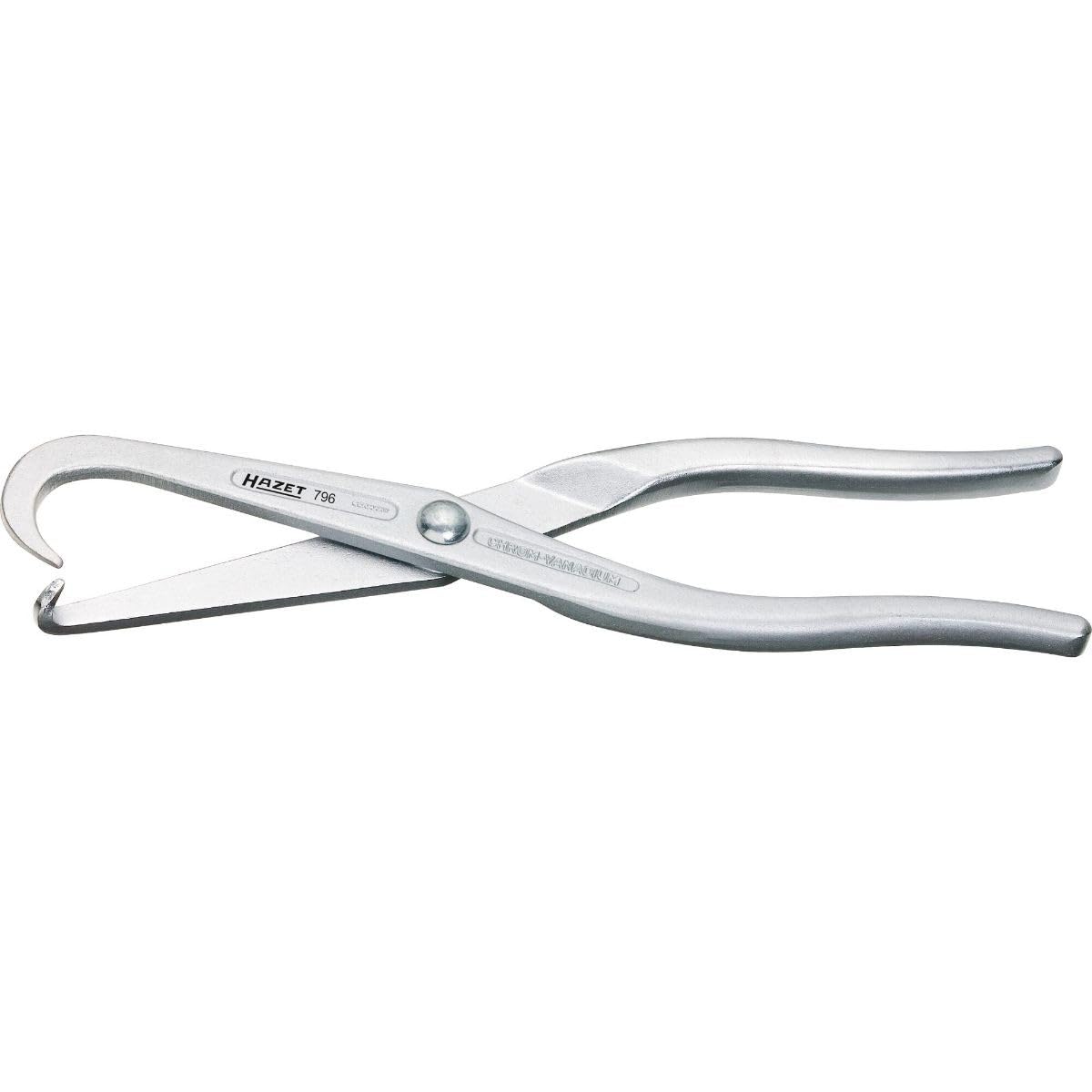 HAZET 796 215 mm Brake Spring Pliers - Chrome-Plated