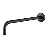 OFFO Shower Arm with Flange, 12 in Wall Mount