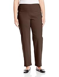 Ruby Rd. Pantalones de dama de talla grande con solares milenios.