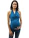 PattyBoutik Mama Halter Drape Front Ruched Side Maternity Top