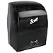 Scott Essential Hard Roll Paper Towel Dispenser (46253), Fast Change, 12.63” x 16.13” x 10.2”, Smoke (Black)