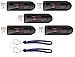 SanDisk 32GB Glide 3.0 CZ600 (5 Pack) 32GB USB Flash Drive Flash Drive Jump Drive Pen Drive High Performance - with (2) Everything But Stromboli (tm) Lanyard