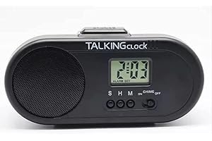 ViLoSa Talking Clock,Large Spanish Voice Speaks The Day Hour and Date. (Spanish Clock)