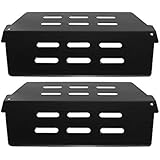 Utheer 65505 7622 Heat Deflector 13-1/4 Inch for Weber Genesis 300 Series Genesis E/S-310, E/S320, E/S330 with Front Control Knobs 2011 & Newer, Porcelain Steel Grill Parts Replacement for Weber 62756