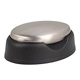 NEX Stainless Steel Soap, Hand Odor Eliminator Remover Odor Absorber Like Onion Garlic Fish Scents from Hands and Skin - Kitchen Gadgets with Soap Dishes