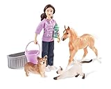 Breyer Classics Pet Groomer Doll and Animals Set
