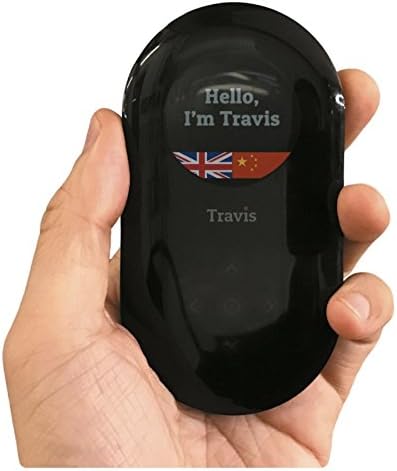 Travis AI Two Way Instant Digital Voice Translator 80 Languages for Learning Travel Shopping Business by express