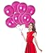 Treasured Metallic Magenta Balloons: Dark Pink & Pearl Pink Latex Balloons (12 Inch, 100 Pieces)