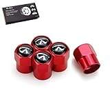 TK-KLZ 5Pcs Metal Car Wheel Tire Valve Stem Caps for Infiniti Q50 FX35 FX37 F50 QX70 QX60 EX35 Decorative Accessory