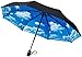 CrownCoast Heavy Duty Auto Open/Close Travel Umbrella, Windproof Up to 60 MPH Winds, Frame Won't Break if Flipped Inside/Outside