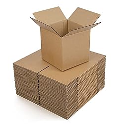 SUNLPH Shipping Boxes 6x6x6 Inches Small Corrugated