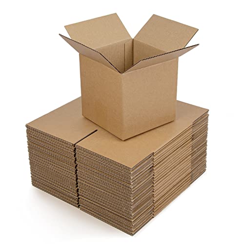 SUNLPH Shipping Boxes 6x6x6 Inches Small Corrugated