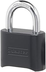 Master Lock 178D Set Your Own Combination Lock, 1 Pack, Black
