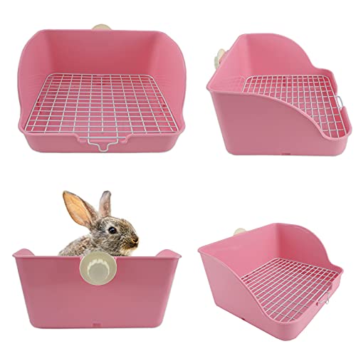 Yunhoo Rabbit Litter Box, Bunny Litter Box, Litter Box for Rabbit