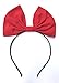 Red Hair band bow headband for witch Kiki's delivery service cosplay