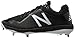 New Balance Men's 4040 V4 Metal Baseball Shoe, Black/Black, 11.5 D US