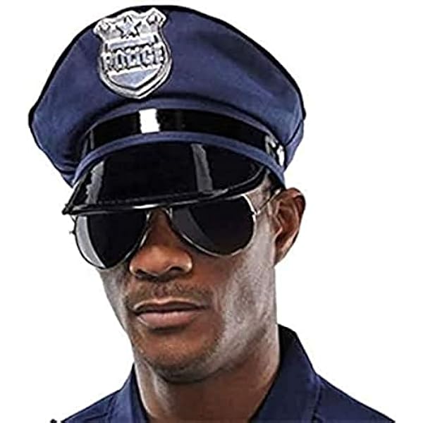 Police Hat Costume - Adult Size, 1 Pc 