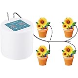 Plant Self-Watering System Automatic Waterer Drip Irrigation with 10m Tube Kits for Potted Plants
