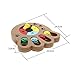 Pet Intelligence Toy PYRUS Eco-friendly Interactive Fun Hide and Seek Food Treated Wooden Pet Paw Puzzle Toy for small or midium dogs and cats.