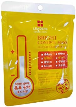 2 Mask Sheets of Leaders Insolution Bright Control Mask. Skin Effects: Brightening, Refining, Shining, Moisturizing. Dermatologist tested. Skin type: All skin types. (25 ml/ sheet.)..
