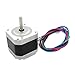 Iverntech Nema 17 Stepper Motor 42x40mm Body Bipolar 1.5A 400mN.m 2 Phase 4 Wires 1.8 ° for 3D Printer or CNC Machine with 1M Motor Cable