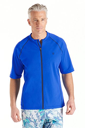 Coolibar UPF 50+ Men's Short Sleeve Water Jacket - Sun Protective